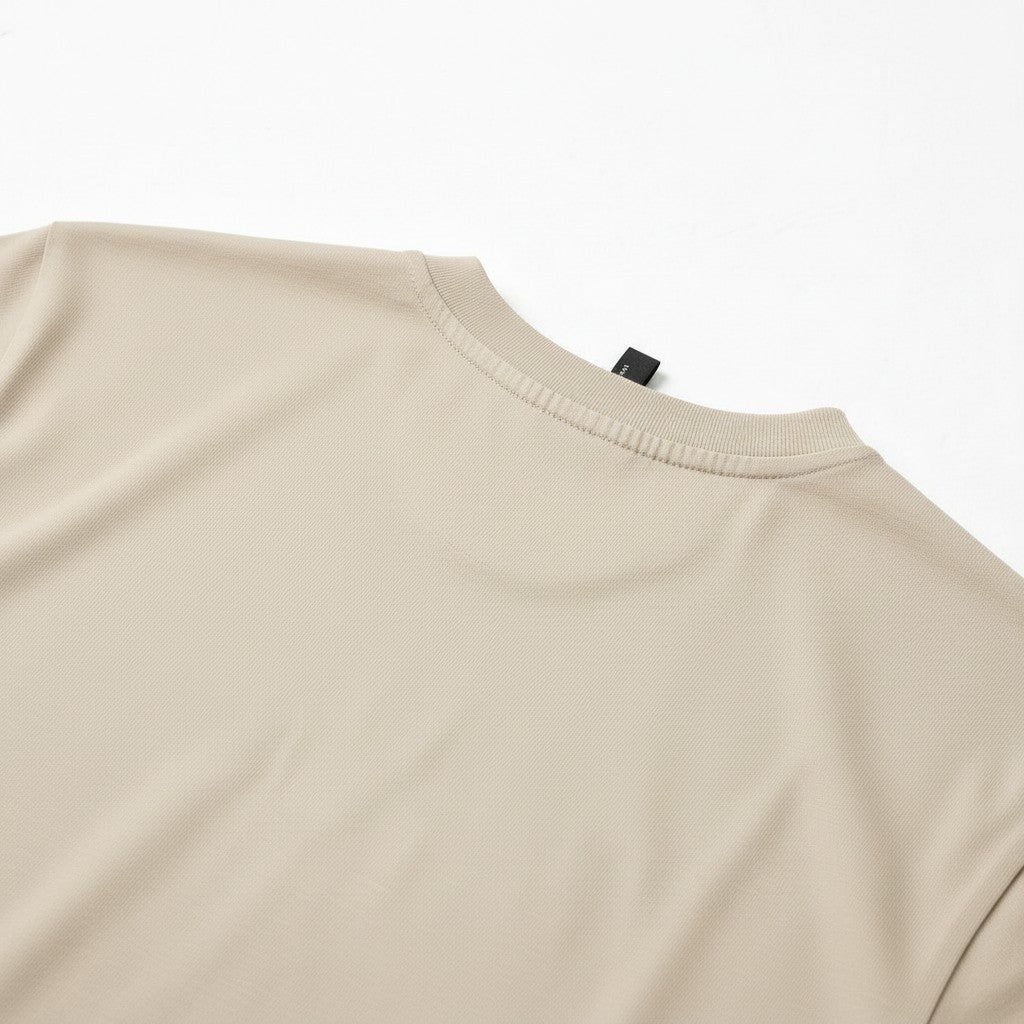 NIKSS Forged In Silver Tee-Sand Beige 220G