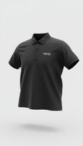 NIKSS Silver Masterpiece Premium Polo-Classic Black
