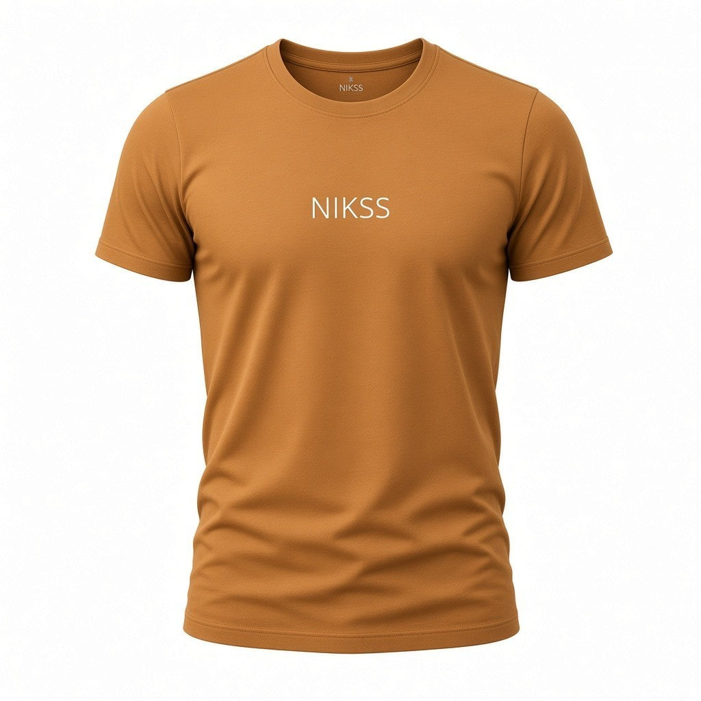 NIKSS Forged In Silver Tee-Women`s Fit Rust Brown 180G