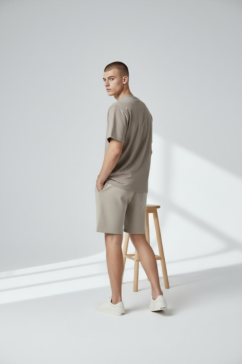 NIKSS Forged In Silver Tee-Steel Grey 220G